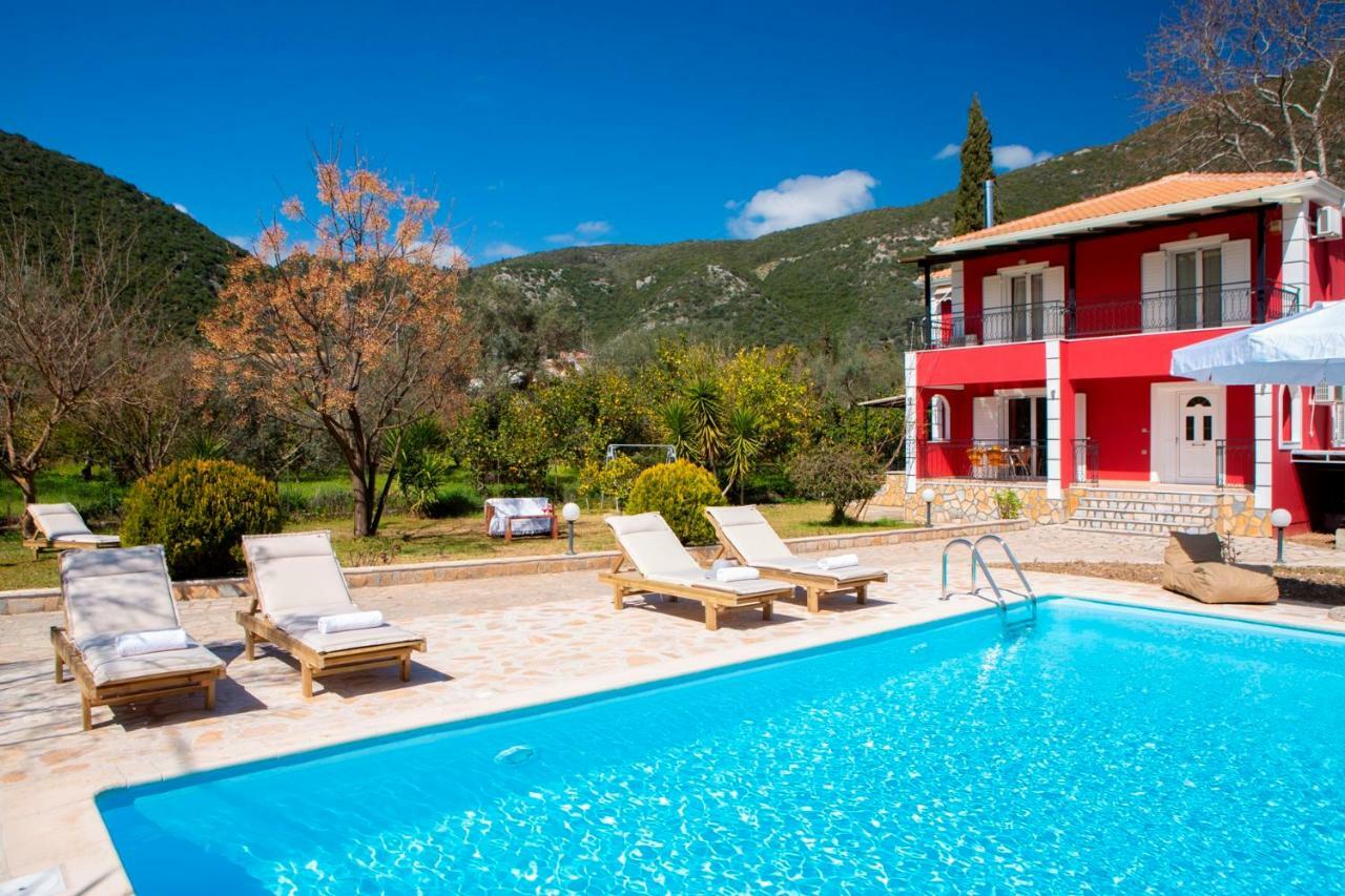 Red Villa Nydri (Lefkada) Exterior foto
